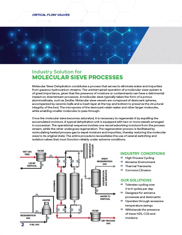 Industry Solutions for Molecular Sieve Processes